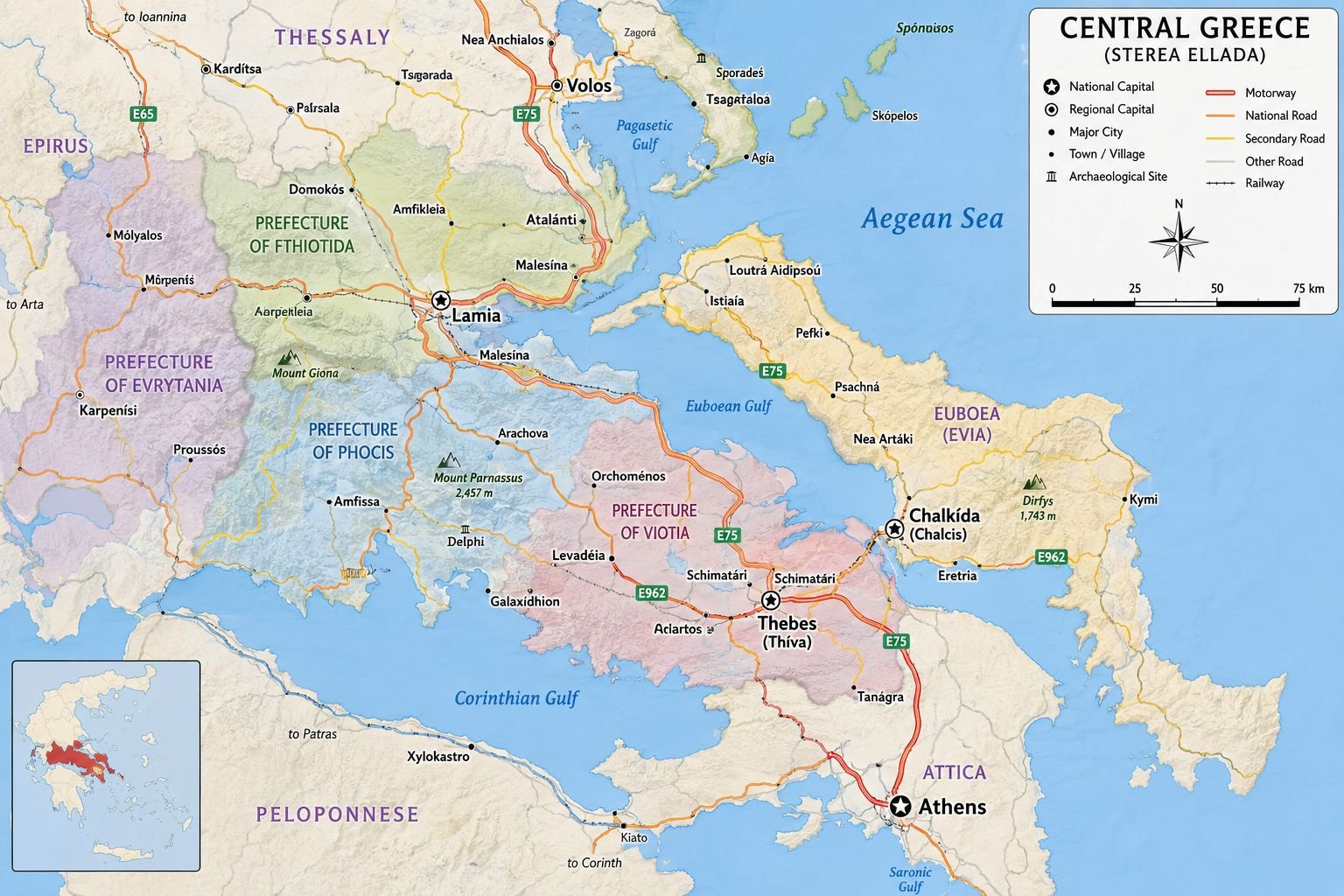 Central Greece: Where Myth Meets Mountain & Sea
