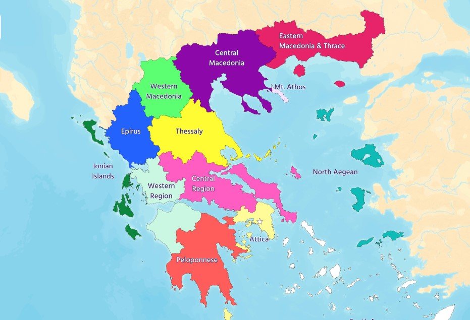 Regions of Greece