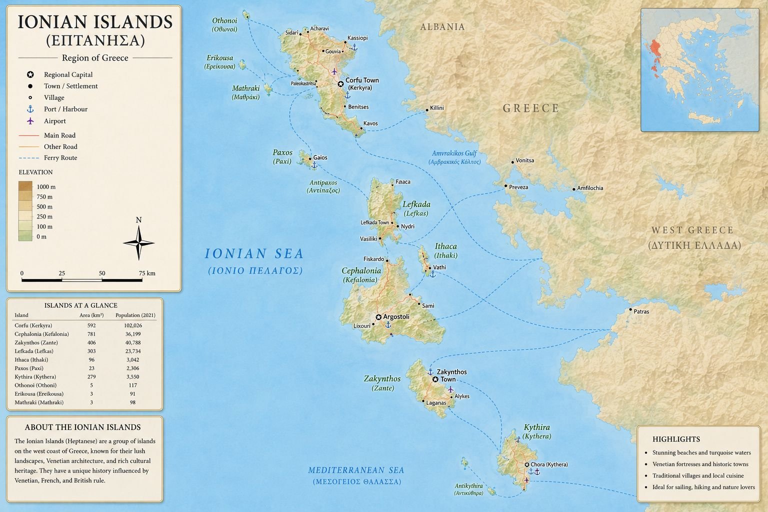 Ionian Islands: The Seven Jewels of the Emerald Sea